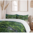 thumbnail image 6 of Ambesonne Nature Duvet Cover Set, River Landscape Trees, 2-Calking, Green, 6 of 6