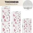 thumbnail image 4 of Pink Dinosaur and Bird Pattern Kitchen Rugs Sets Of 3,Kitchen Runner Rugs Non Skid Washable,Decorative Kitchen Floor Mats for Kitchen,Sink,Laundry,17"x30"+ 17"x47" + 17"x59", 4 of 6