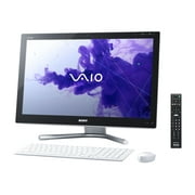 Sony VAIO L Series SVL24125CXW - All-in-one - Core i5 3210M / 2.5 GHz - RAM 8 GB - HDD 2 TB - DVD-Writer - HD Graphics 4000 - GigE - WLAN: 802.11b/g/n, Bluetooth 4.0 - Win 8 64-bit - monitor: LED 24" 1920 x 1080 (Full HD) Multi-Touch - keyboard: QWERTY - white