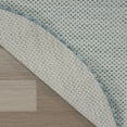 thumbnail image 6 of Nourison Courtyard Indoor/Outdoor Ivory/Aqua 4' x Round Area Rug (4 Round), 6 of 9