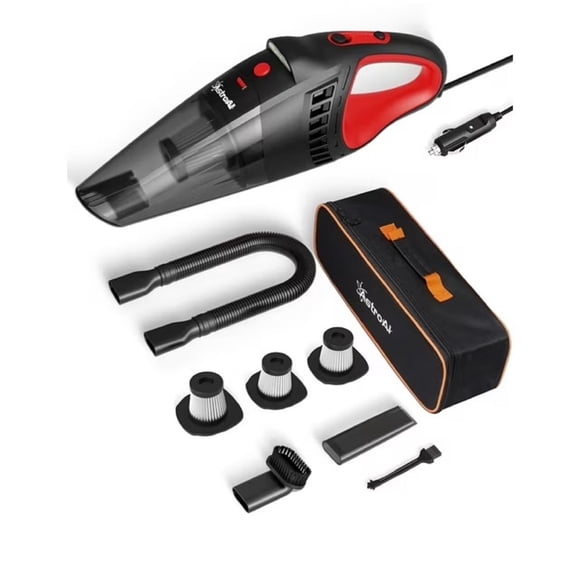 Refurbished AstroAI AHVCJY801RD-US Car Vacuum Cleaner, AstroAI Portable Cyclone Handheld Vacuum, Dustbuster Quick Cleaner for Home