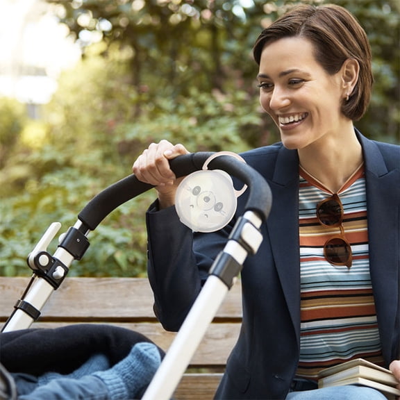 HEMOTON Portable Baby Pacifier Holder Case for Storage Made from Durable PP Material 4x2 Inches