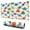 Colorful Dinosaur Assortment-1, variant on Long Mouse Pads for Desk,Colorful Dinosaur Footprints Pattern Desk Mats on Top Of Desks, Desk Mouse Pad Extra Large with 3mm Non-Slip Base and Stitched Edge for Gaming,Office,Work,Home 31.5"x11.8"