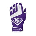 thumbnail image 2 of Louisville Slugger Genuine Adult Batting Glove, Purple - Medium, 2 of 3