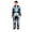 C-Black, variant on Men's Printed Hooded Jumpsuit For Men Futuristic Hoodie Romper With Graphic Design And Comfortable Fit