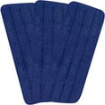 thumbnail image 1 of CUITING 3 Pcs Replacement Microfiber Pad for Universal Commercial 16.5 Inch Mop Head Flat Mop Head Wet & Dry Commercial Cleaning Refills Reusable Mop Refills Fit for Most Microfiber Flat, 1 of 7