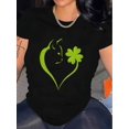 thumbnail image 1 of St Patrick'S Day Graphic T-shirt Women'S Comfort Plus Size T-Shirt For Everyday Wear, 220g Tee For Adult, Men, Women, Teen, Teenager, Adolescent, Youth., 1 of 5