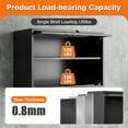 thumbnail image 5 of STANI Wall Mount Metal Cabinet with Adjustable Shelves, Wall Hanging Garage Storage Cabinets with Up-Flip Doors,Lockable Tool Chest Cabinet for Garage Basement, 5 of 12