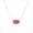 Gold Hot Pink, variant on Tortoise Leopard Mini Hexagon Choker Necklace for Women Short Chokers Accessorie