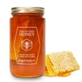 thumbnail image 3 of 100% USA-Made Raw Unfiltered Honey with Honeycomb by Pure Southern Honey [ 1 lb] - Unheated, 3 of 5