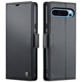 thumbnail image 2 of CaseMe Leather For Google Pixel 10 / Pixel 10 Pro Wallet Case with RFID Blocking, For Google Pixel 10 / Pixel 10 Pro Case Wallet for Women Men Card Holder Magnetic Clasp Kickstand Folio Case,Black, 2 of 11