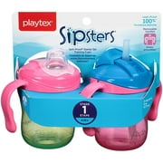 Playtex Training Time Starter Set Cup - 6 Ounce - 2 Pack - Pink/Green