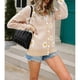 thumbnail image 2 of Chaqueta de punto estampada abrigo de punto mangas largas cómodas y elegantes para ir de compras ANGGREK Otros, 2 of 8