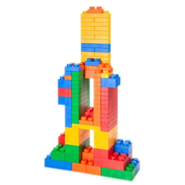 UNiPLAY Mix Soft Building Blocks for Early Learning, Educational and Sensory Unisex Toy, Infant Cognitive Development (120-Piece Set)