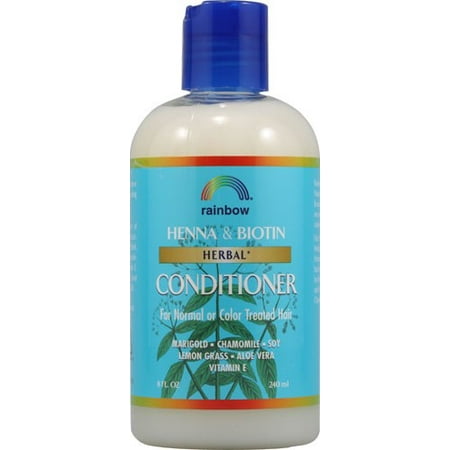 Rainbow Research Herbal Conditioner Henna and Biotin -- 8 fl (Best Henna Mix For Hair)