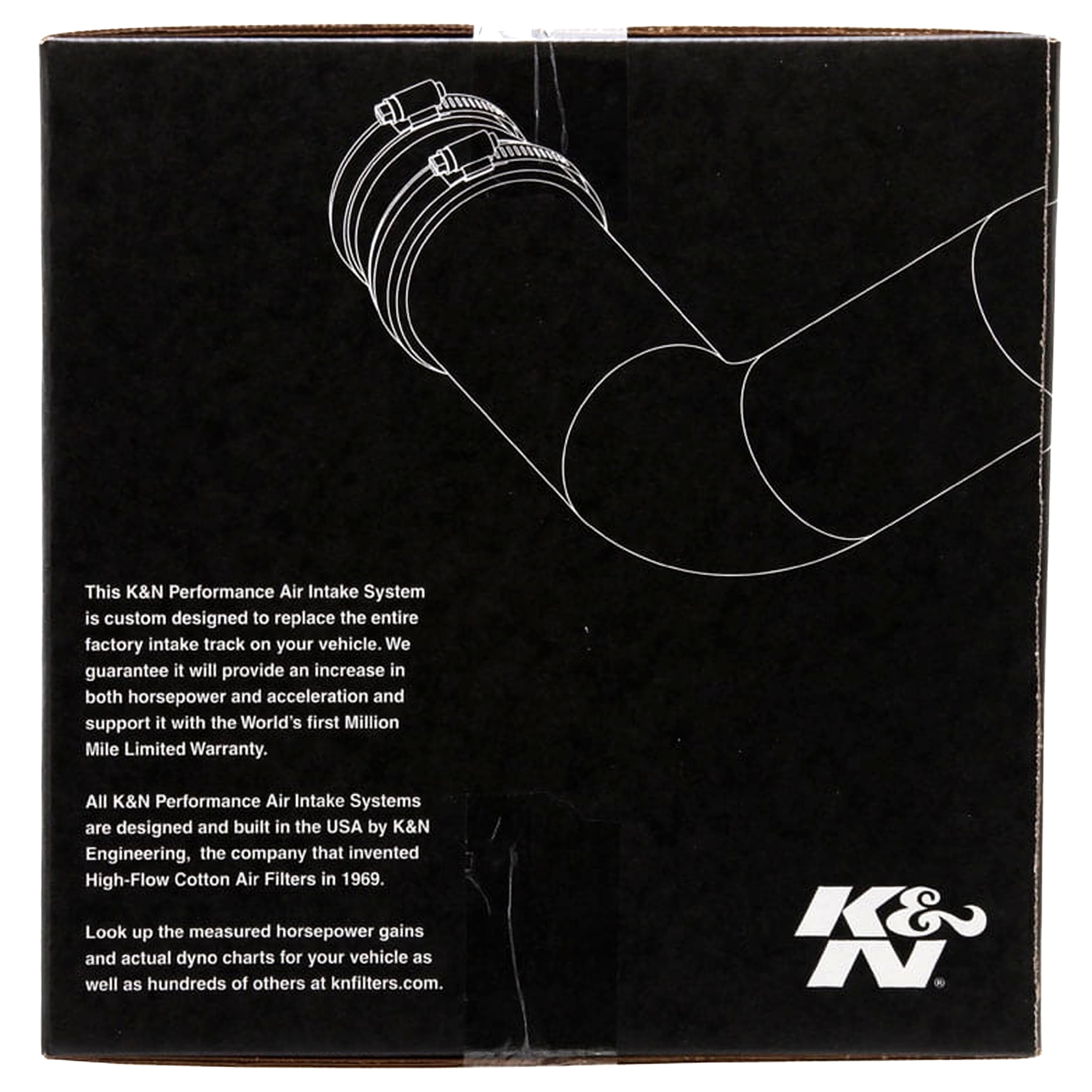 K&N Typhoon Cold Air Intake System: Easy Installation, Engineered to Maximize Airflow, Boost Horsepower & Torque, 69-9508T