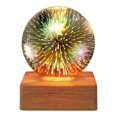 thumbnail image 1 of 3d Feu d'Artifice Lampe de Table Chambre à Coucher Atmosphère Lampe de Table Usb, 1 of 2