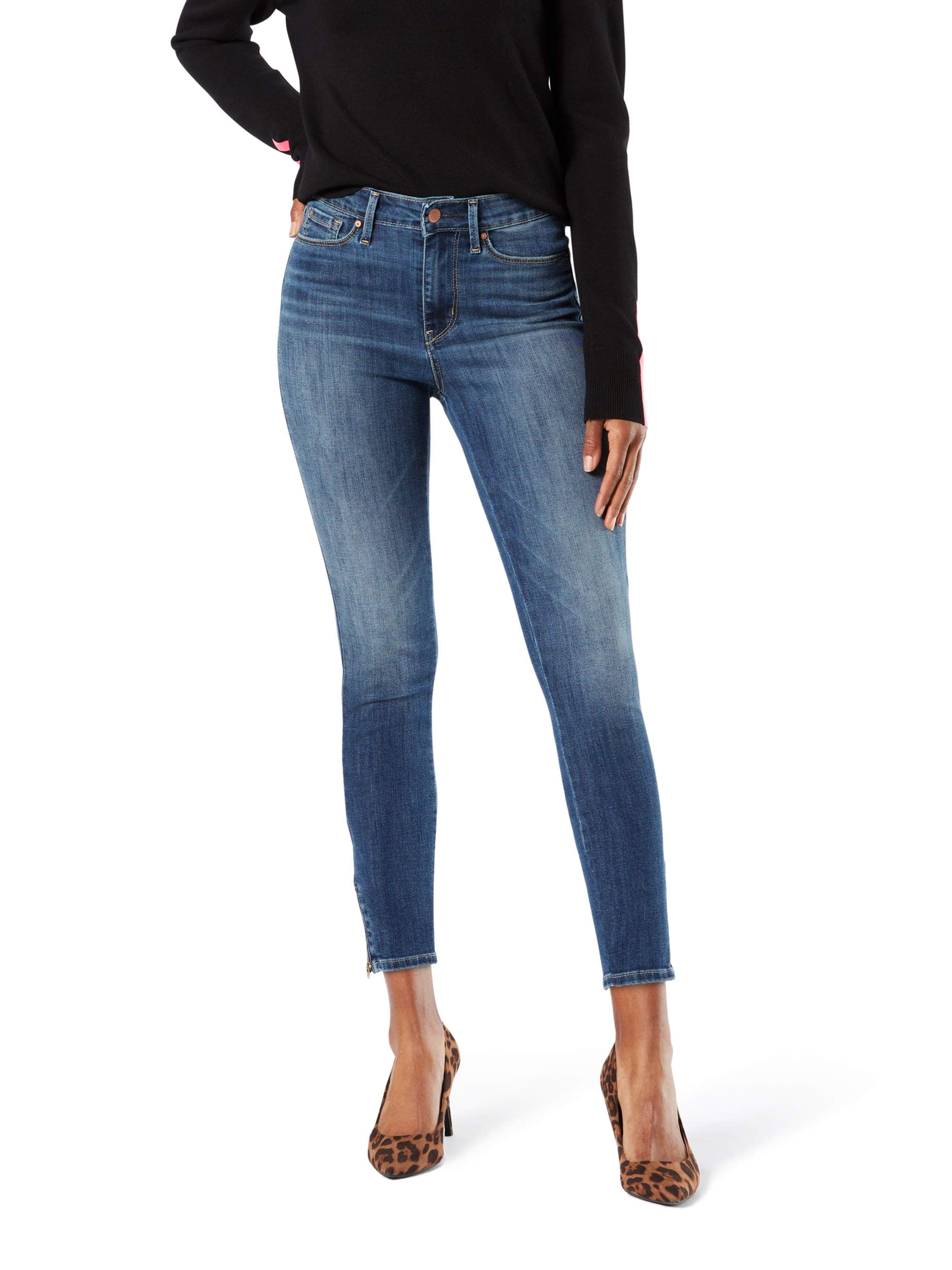 signature levi strauss high rise slim