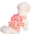 thumbnail image 1 of Ropa para mascotas Vestido para perros Pajarita Arnés Conjunto de correa para perros pequeños Gatos Niña Linda Princesa Vestidos para perros Primavera Verano Ropa de conejo Trajes para mascotas, 1 of 5