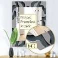 thumbnail image 3 of DESIGN ART Designart 'Starshaped Abstract Technology' Mid-Century Mirror - Printed Wall Mirror 23.7 in. wide x 31.5 in. high, 3 of 4
