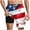 Red^, variant on Jjayotai Mens George Shorts, Men's Independence Day Printed Shorts, Beach Shorts Lined Shorts with Compression Liner Pocket Elastic Waist Drawstring
