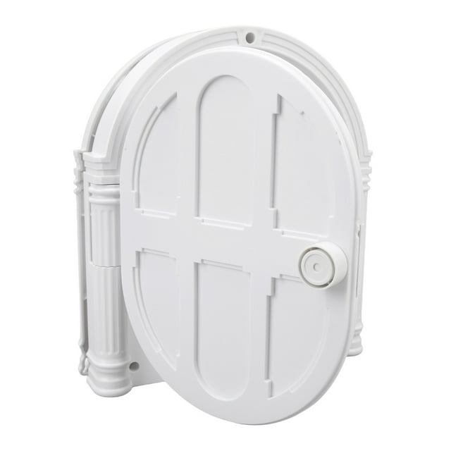 Puerta Interior Para Gatos, Puerta Decorativa Para Gatos, Resistente A La Intemperie, Silenciosa, Con Cerradura Y Bordes Redondeados Para Pared