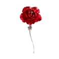 thumbnail image 4 of Pin de broche de flores de rosas Broche Día del día accesorios de vestuario ción elegante oro, 4 of 8