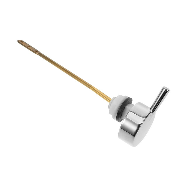 HONMEET 1Set Copper Silver Classic Design Toilet Tank Lever for Home Bathroom Toilet Handle Replacement