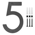 thumbnail image 1 of Modern 12 Inch House Number with Elegant Black Finish for Home Decoration, 1 of 7