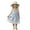 A284 Light Blue, variant on Glisme Toddler Girls Dress Striped Print Sleeveless Crew Neck Back To School Everyday And Party Girls Dresses Size 3-4 Years