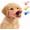 Pink, variant on Duck Mouth Anti Bite Muzzle, Soft Silicone Adjustable Anti-Called Pet Muzzle for Small Medium Large Dogs