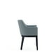 thumbnail image 3 of Manhattan Comfort Gansevoort Modern Faux Leather Dining Armchair in Pewter, 3 of 3