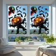 thumbnail image 2 of Halloween Window Clings, Pumpkin Spider Bats Window clings,Halloween Window Clings for Glass Windows,Double Sided Static Halloween Window Stickers for Window Decals, 2 of 4