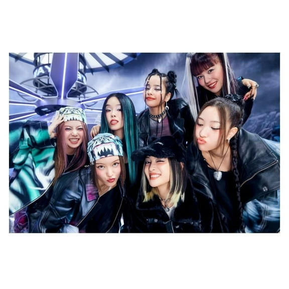 Xg Photo Jurin Chisa Hinata Juria Cocona Maya Harvey K-Pop Music Poster Y2K Kpop Idol Fashion Print Trendy Kpop Girl Group Wall Art Poster