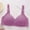 Purple, variant on TAGOLD Womens Summer Plus Size Brs,Push Up Casual Bra for Womens,Woman's Solid Color Thin Style Ventilate Large Size Bra Without Steel Rim