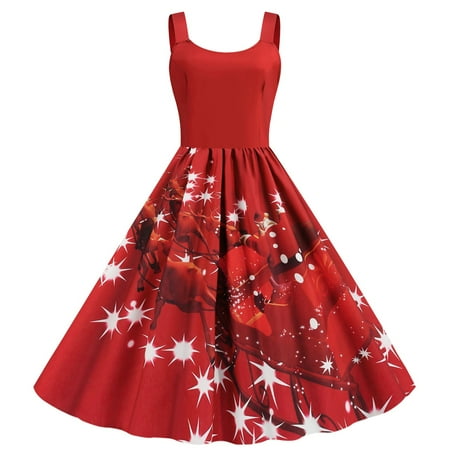 

Airpow Women Short Sleeve Round-Neck Dress Women s Hooded Printing Loose Casual Fashion Short Sleeve Vest Retro Dress Maternity Maxi Dress Women Vintage Print Tank Dress Skirt