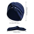 thumbnail image 3 of Phogary 6 Packs Cotton Turbans for Women Pre-Tied Knot Beanie Hats, Set of 6, 3 of 9