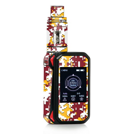 Skin Decal for Smok G-Priv 2 230w Vape / Digi Camo Team Colors Camouflage red white (Best Team For White 2)