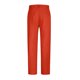 thumbnail image 2 of Ceisia Men's Solid Color Cotton-Linen-Like Double Pleated Casual Pants, Loose Straight Leg Trousers for Men Orange L Gifts, 2 of 6