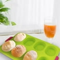 thumbnail image 2 of Bread Loaf Pan Baking Mould, Silicone Bread Pans 13.6x9.4 inch, Mini Loaf Pan for Baking Bread Rolls Ciabatta Hamburger Cake Pan, Kitchen Baking Tray, Nonstick Baking Pans(Cyan), 2 of 4