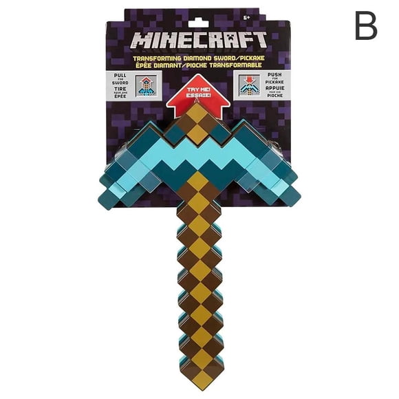 My World Surrounding Diamond Ore Lamp Deformation Sword Draft Model Gift