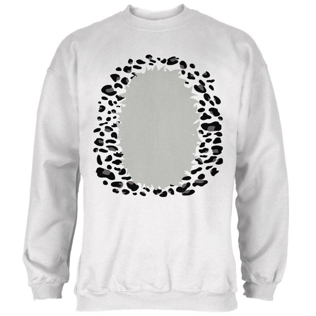 Halloween Snow Leopard Costume Mens Sweatshirt