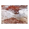 thumbnail image 3 of Tiptophomedecor Background & Patterns Wallpaper Wall Mural - Red Brick Wall and Old Plaster, 3 of 8
