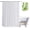White, variant on Short Shower Curtain Liner 60 Inch Long, Water Resistant Fabric Bathroom Curtain Liners, Solid White, Hotel Quality, Machine Washable, 72 X 60 Inch