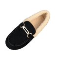 thumbnail image 2 of OKBOP Women's Round Toe Faux Suede Loafers, Flat Sleek Design Dress, 2 of 5