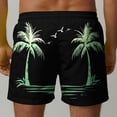 thumbnail image 6 of Mceream Mens Shorts Casual Elastic Waist Drawstring Hawaiian Beach Shorts Quick Dry Swim Trunks with Pocket Summer Sports Running Bathing Suits Multicolor S, 6 of 8
