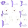 thumbnail image 4 of 9pcs Bikini Privates Shaving Stencil Set Female Pubic Hair Trimmer Shaver, 4 of 4