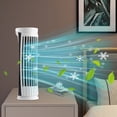 thumbnail image 2 of PLPPYFS Tower Fan for Bedroom, 30° Oscillating Standing Fans for Room with 2 Speeds, Oscillating Tower Fan, 30dB Quiet for Sleep, Cooling Living Room, Office, Home, 2 of 7
