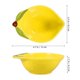 thumbnail image 4 of Delicate Ceramic Dessert Plate Lemon Themed Shaped Plate Kitchen Bowl Seasoning Dish Lemon Decoration For Home Party Use, 4 of 4