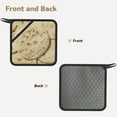 thumbnail image 2 of Xecao Taco Tortillas for Silicone Trivet Mats - Heat Resistant Pot Holders, Multipurpose Non-Slip Hot Pads, 2 of 8